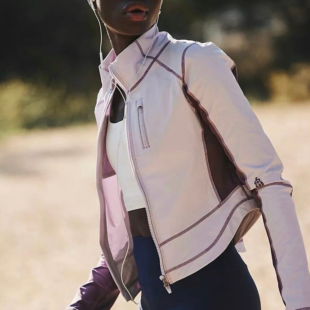 Free People FP Movement S Dasher Run Jacket Lavender
